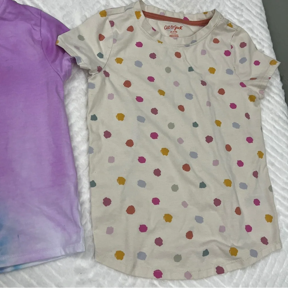 Girls Tops‎ Cropped Leggings Outfits Sets Bundle size medium tie dye